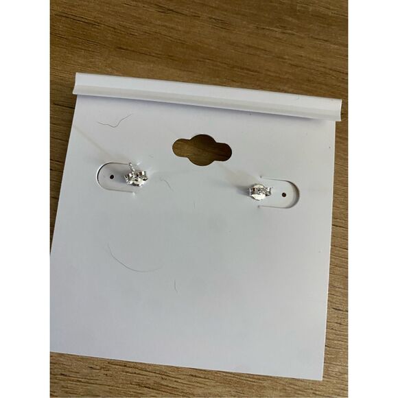 Essentials Silver Blue Studs & J Creative Silver Dangle Earrings Lot of 2 - Picture 6 of 8